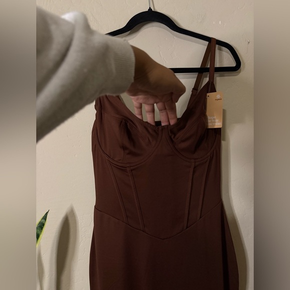 POPILUSH Built-in Shapewear Corset Style Maxi Dress - Picture 11 of 11